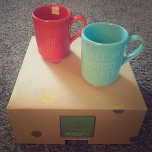 Kate Spade coffee mugs(Set of 4)